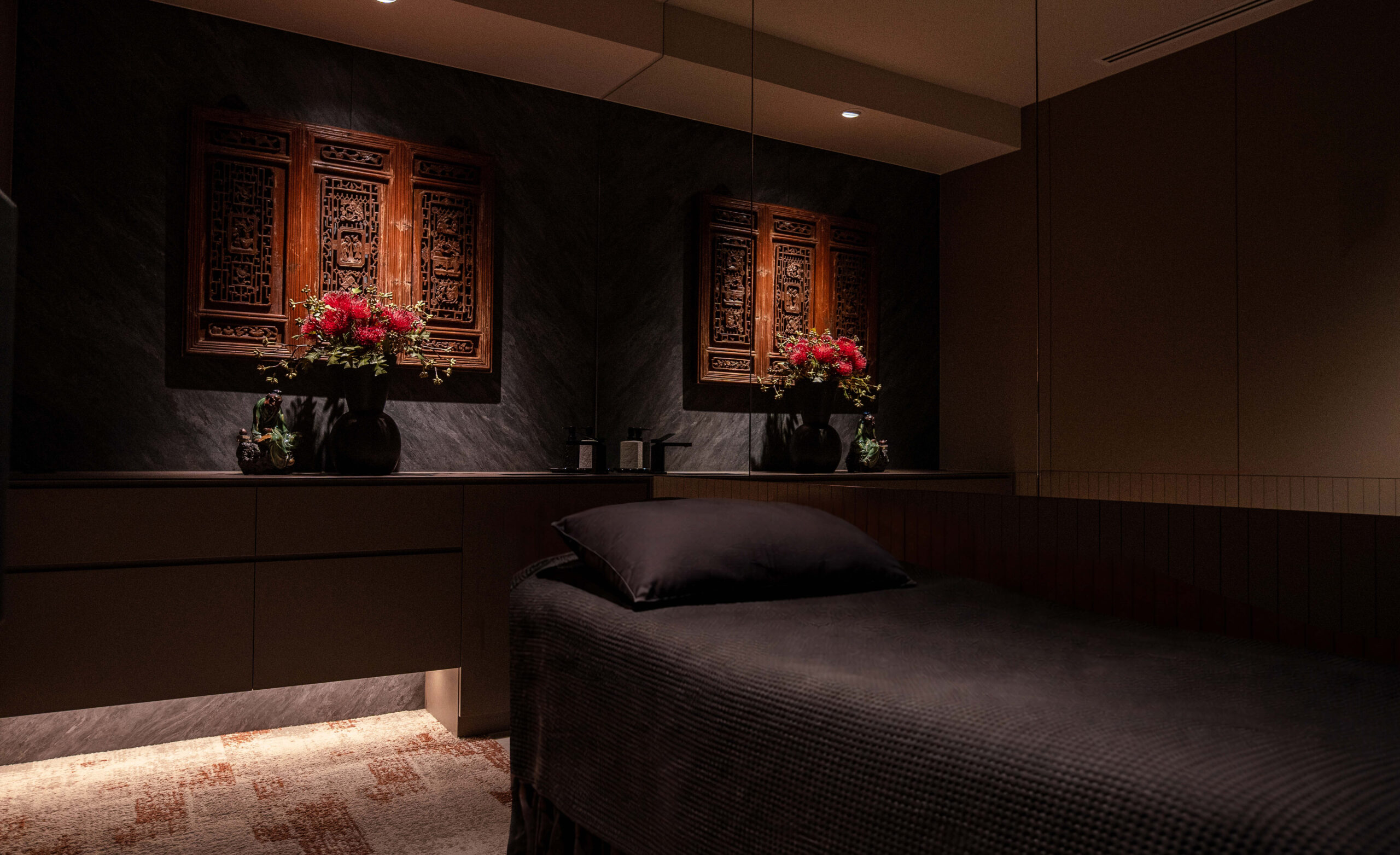 Treatment room at Ensoul Medical Clinic on Orchard Road, Singapore