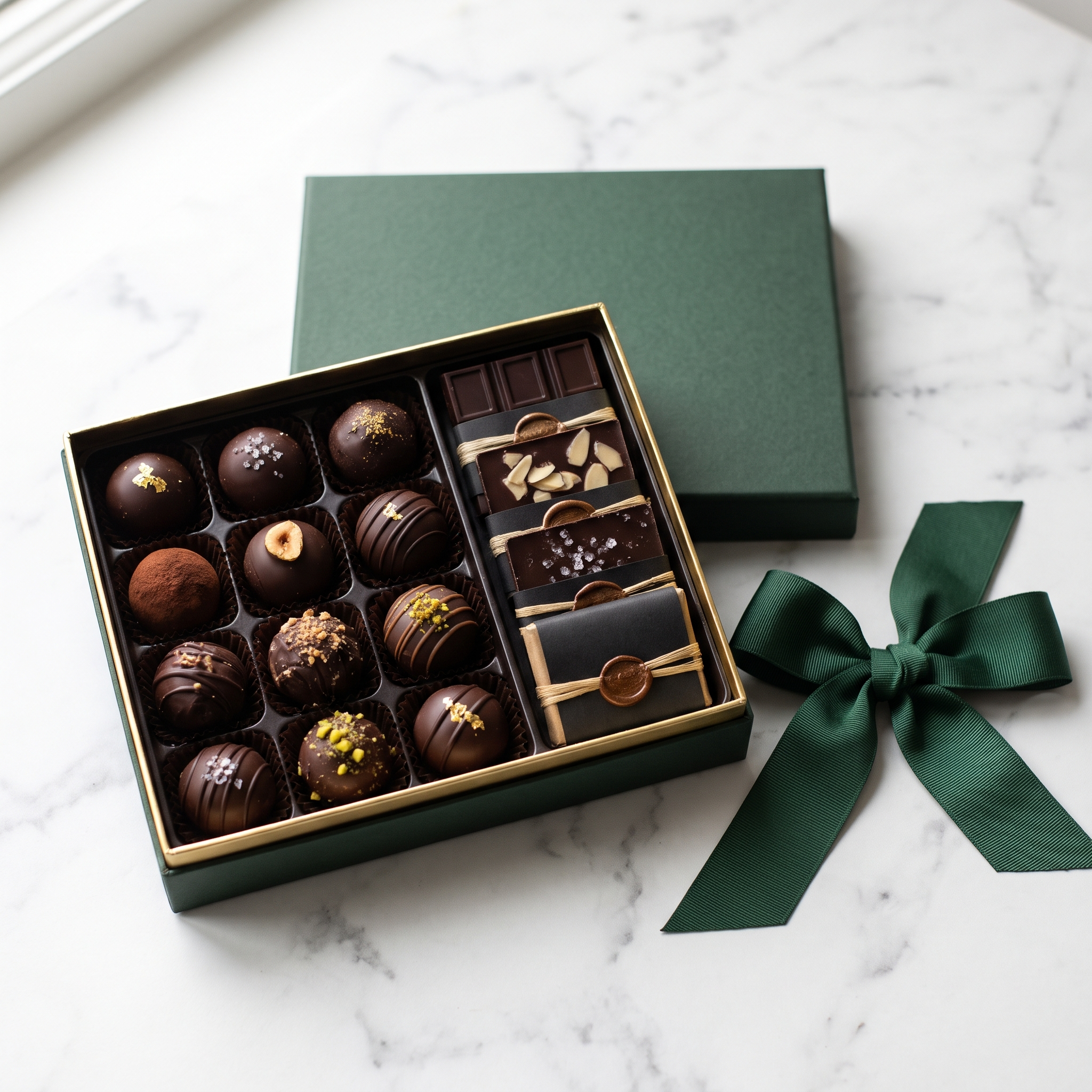 Awfully Chocolate dark chocolate truffles